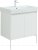 Тумба с раковиной Aquanet Nova Lite 75 белый глянец (2 дверцы) 