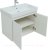 Тумба с раковиной Aquanet Nova Lite 75 белый глянец (2 дверцы) 