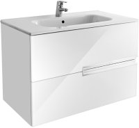 Тумба под раковину Roca Victoria Nord Ice Edition 80 ZRU9302731 подвесная Белая