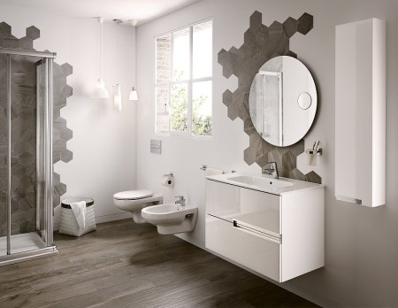 Тумба под раковину Roca Victoria Nord Ice Edition 80 ZRU9302731 подвесная Белая 