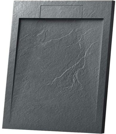Душевой поддон из искусственного камня Vincea 90х90 VST-4SRL9090A Антрацит 