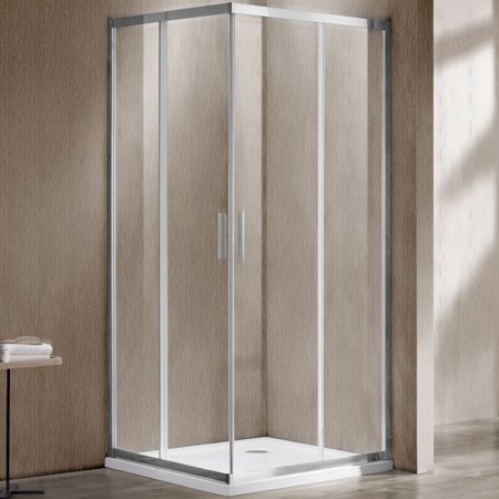 Душевой уголок Vincea Garda 110x80 VSS-1G8011CL профиль Хром стекло прозрачное 