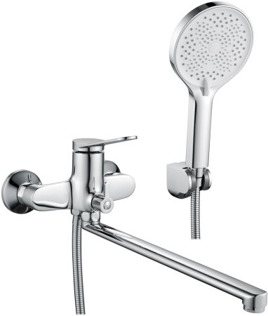 Смеситель для ванны Shevanik S6222, хром 