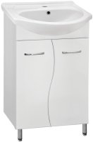 Тумба под раковину Style Line Эко Стандарт 12 55 ЛС-000010055 Белый глянец