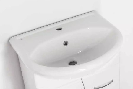 Тумба под раковину Style Line Эко Стандарт 12 55 ЛС-000010055 Белый глянец 