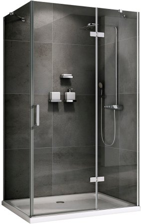 Душевой уголок Abber Zart 90x90 AG08090-S91 профиль Хром стекло прозрачное 