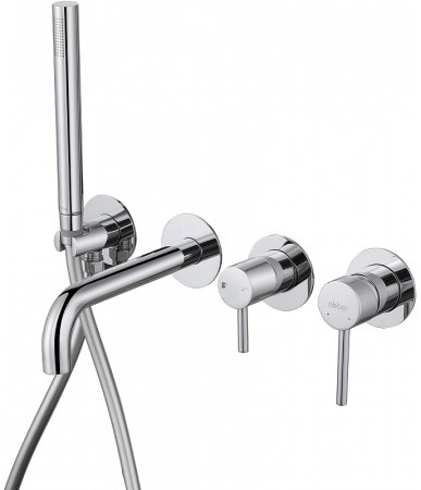 Смеситель для ванны Abber Wasser Kreis AF8130 Хром 