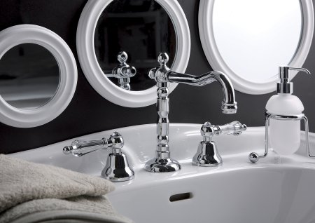 Смеситель для раковины Fiore GIOIELLI SKY (SWAROVSKI®) 09CR0637, хром 