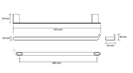Полотенцедержатель Bemeta Organic 157104371 