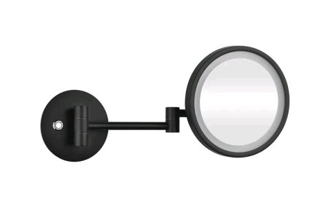 Косметическое зеркало Bemeta Dark 112101140 черное, с подсветкой 