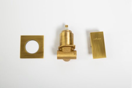 Смеситель Cezares Unika DIM-02 С ВНУТРЕННЕЙ ЧАСТЬЮ, для душа, бронза 