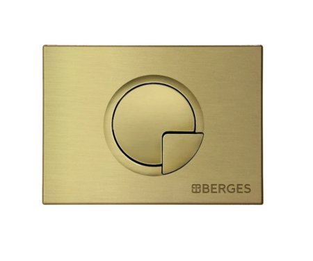 Кнопка смыва Berges Novum R8 бронза 