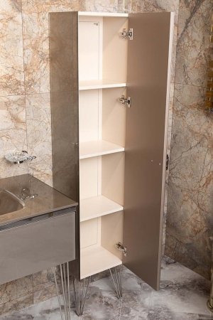 Шкаф пенал Boheme Armadi Art Lucido 35 772-D подвесной Дельмар 