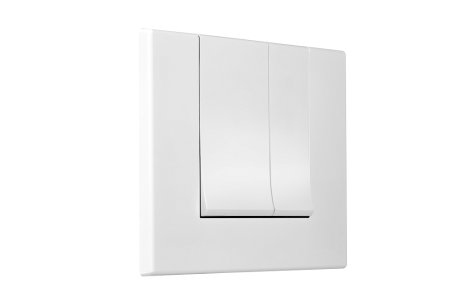 Кнопка смыва Berges Wasserhaus Novum S1 белая 