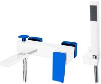 Смеситель для ванны Boheme Q 143-CRBlue.2 Хром Синий