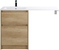 Тумба с раковиной BelBagno KRAFT-LVD-580/1200-2C-PIA-RNN Rovere Nebrasca Nature