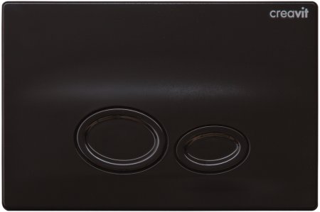 Кнопка смыва Creavit Drop GP2002.02 черный глянцевый 