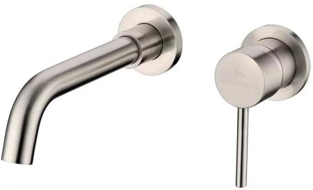 Смеситель для раковины встраиваемый Grocenberg GB511NK, никель 