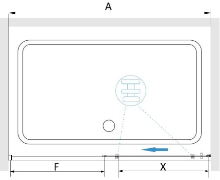 Душевая дверь RGW SV-12G 1000 
