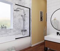 Шторка на ванну WasserKRAFT Dill 61S02 80х140