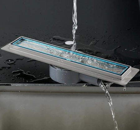 Душевой лоток Gappo G84007-4 с решеткой под плитку 