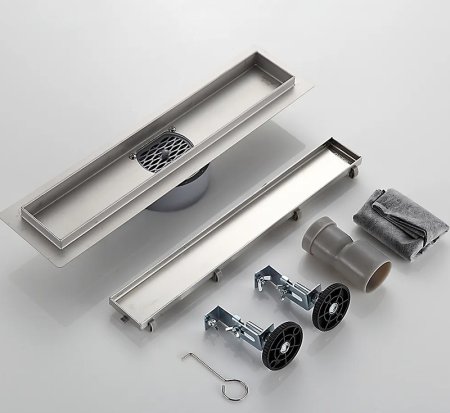 Душевой лоток Gappo G84007-4 с решеткой под плитку 