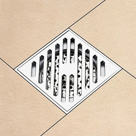 Душевой трап Gappo G81050 с решеткой Хром 