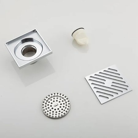 Душевой трап Gappo G81050 с решеткой Хром 