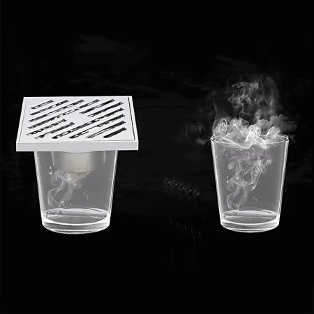 Душевой трап Gappo G81050 с решеткой Хром 