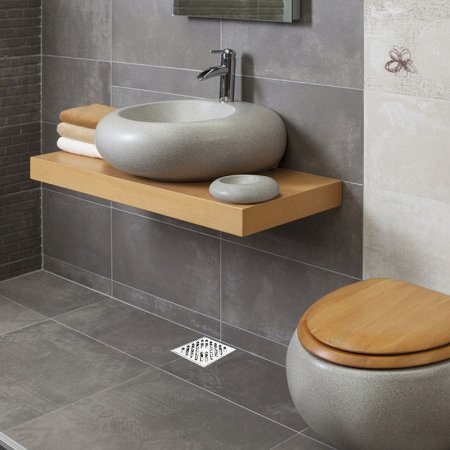 Душевой трап Gappo G81050 с решеткой Хром 