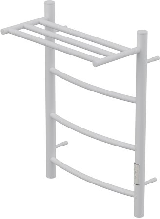 Полотенцесушитель электрический APEXTERMO Corona CR01164WM 600x400 с полкой, белый матовый 