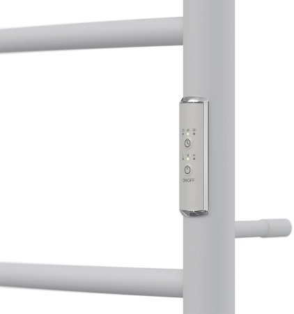 Полотенцесушитель электрический APEXTERMO Corona CR01164WM 600x400 с полкой, белый матовый 