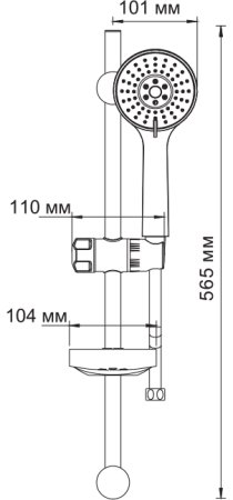 Душевой гарнитур WasserKRAFT A005 