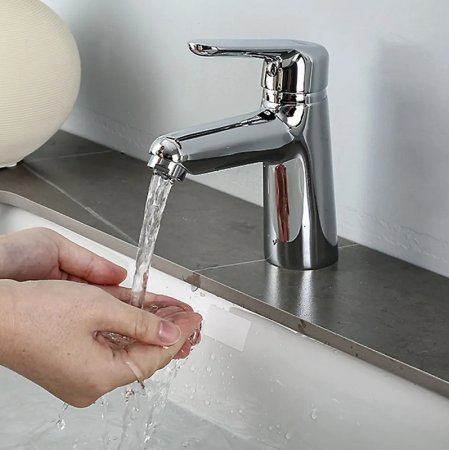 Смеситель для раковины Frap H17 F1017 Хром 