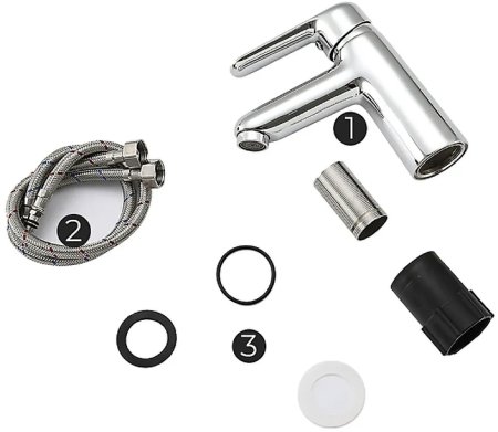 Смеситель для раковины Frap H17 F1017 Хром 