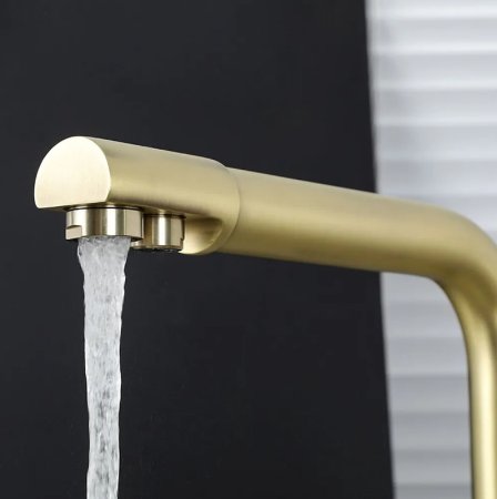 Смеситель для кухни Frap H52 F4352-3 Сатин золотой 