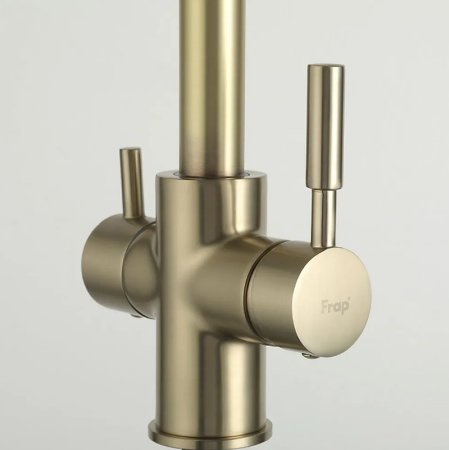 Смеситель для кухни Frap H52 F4352-3 Сатин золотой 