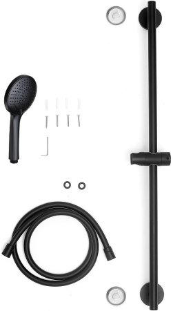 Душевой гарнитур Paffoni Ginevra ZSAL146NO Черный матовый 