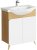 Тумба под раковину Aqwella Basic 75 BAS0107DZ Дуб золотой 