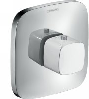 Смеситель для душа Hansgrohe PuraVida 15772400 с термостатом Хром Белый
