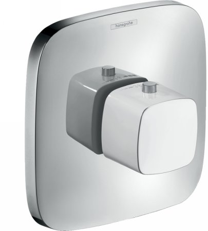 Смеситель для душа Hansgrohe PuraVida 15772400 с термостатом Хром Белый 