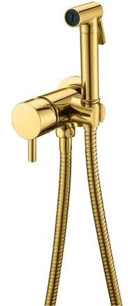 Гигиенический душ со смесителем Boheme Uno 467-G Золото 
