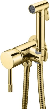 Гигиенический душ со смесителем Boheme Uno 467-G Золото 