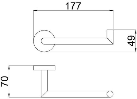 Держатель туалетной бумаги Allen Brau Priority 6.31007-BN Никель брашированный 