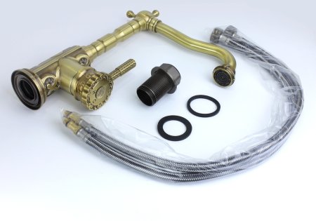 Смеситель для раковины Bronze de Luxe Windsor 10107 Бронза 