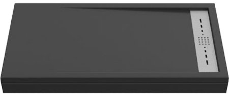 Душевой поддон из искусственного камня Creto Scala 120x80 3-0057 Черный 