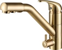 Смеситель Paulmark Hessen He213017-BR для кухонной мойки, бронза