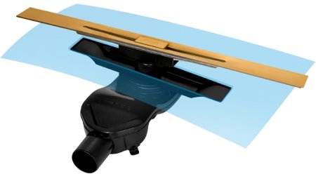 Сифон для душевого лотка Berges 099000 с горизонтальным выпуском 