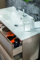 Тумба с раковиной Capolda 85 latte