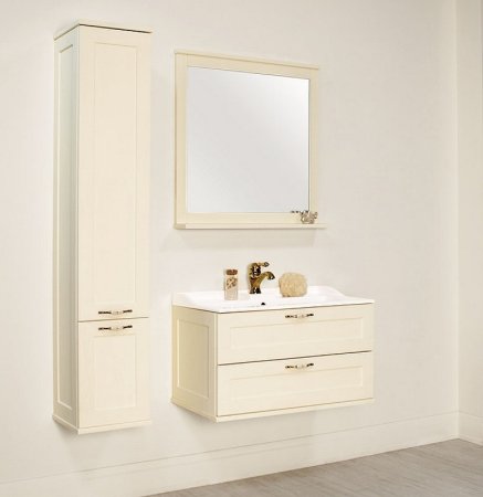 Шкаф пенал Aquaton Леон 31 1A186503LBPR0 подвесной Дуб бежевый 